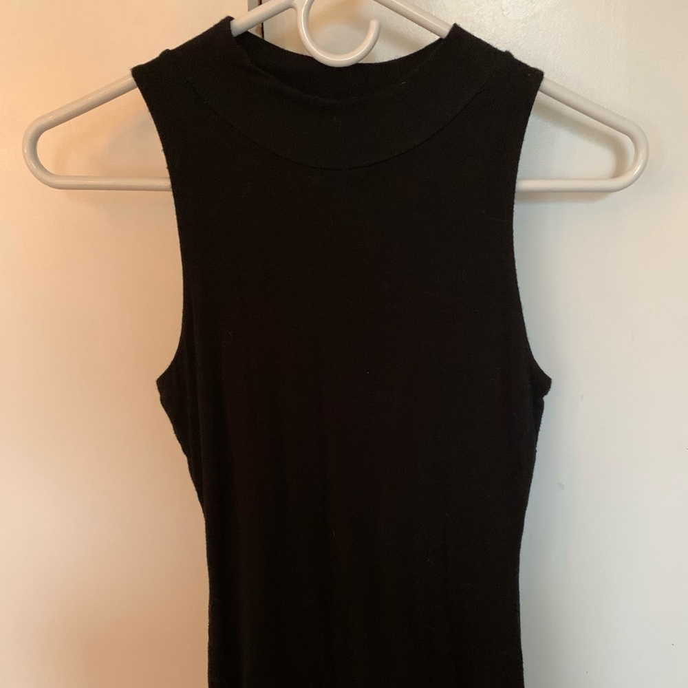 Black super soft body con dress